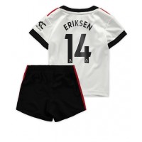Manchester United Christian Eriksen #14 Fußballbekleidung Auswärtstrikot Kinder 2022-23 Kurzarm (+ kurze hosen)